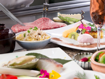 【3月・4月限定】 極上佐賀牛と鮑、さくら鯛の鉄板焼きコース